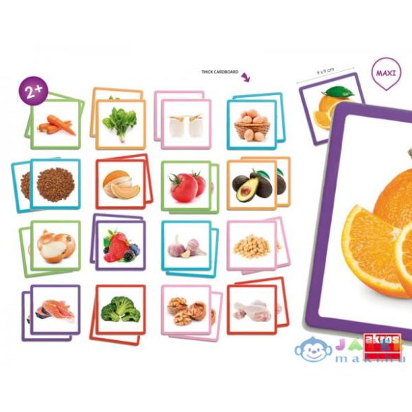 Egészséges Élelmiszerek - Memóriajáték (Akros, AKR 20402)
