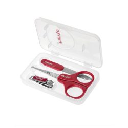 Akuku Manikűr Készlet Tokban Piros