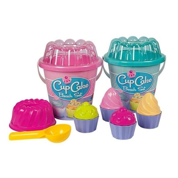 Cupcake Muffin 8 Részes Homokozó Szett Kétféle Változatban (Androni Giocattoli, 1290-0000)