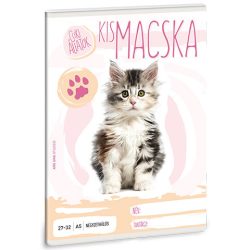   Ars Una: Cuki Állatok - Kis Macska Kockás Füzet A/5 27-32 (Ars Una, 53631060)