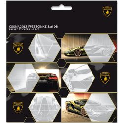   Ars Una: Lamborghini Csomagolt Füzetcímke 3X6Db-os (Ars Una, 53830661)