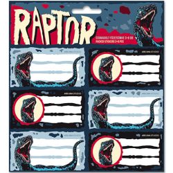   Ars Una: Raptor Csomagolt Füzetcímke 3X6Db-os (Ars Una, 53830876)