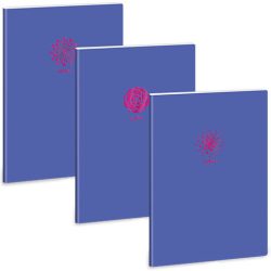   Ars Una: Soft Touch Violet Spring Extra Kapcsos Sima Füzet A/4 (Ars Una, 53802460)