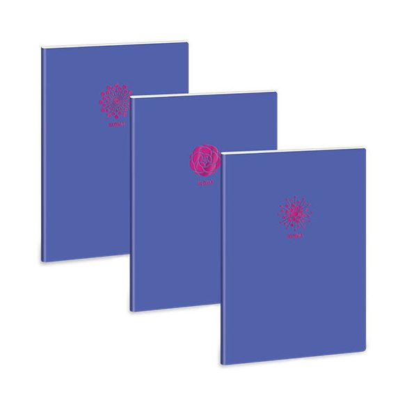 Ars Una: Soft Touch Violet Spring Extra Kapcsos Vonalas Füzet A/4 (Ars Una, 53112460)
