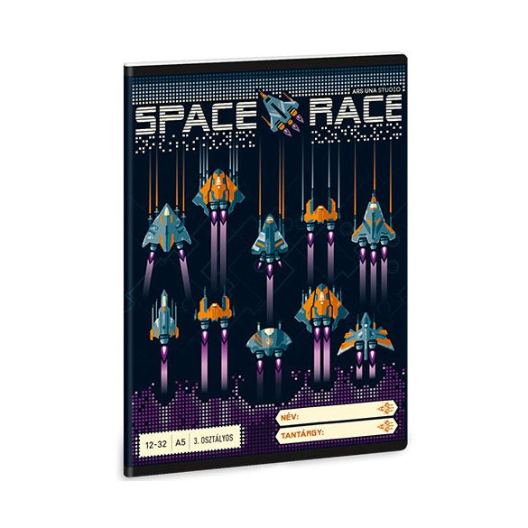 Ars Una: Space Race A/5 3. Osztályos Füzet 12-32 (Ars Una, 53601438)