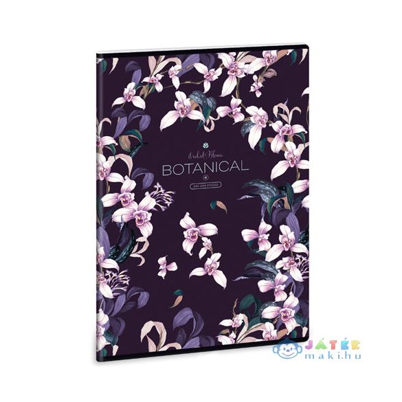 Botanic Orchid Extra Kapcsos Kockás Füzet A/4 (Ars Una, 53120212)