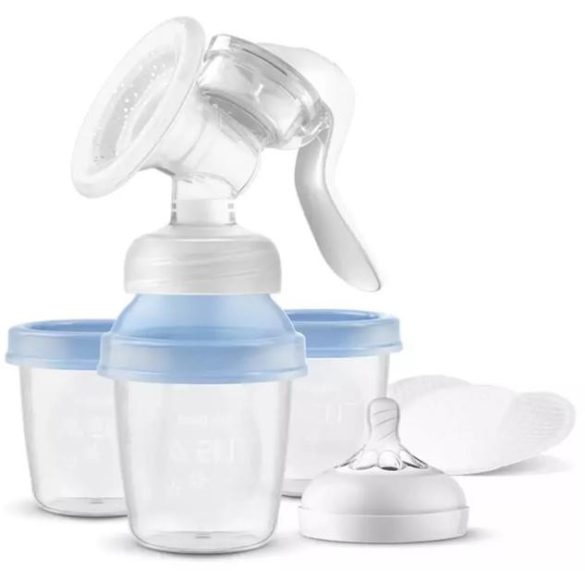 Avent Mellszívó Kézi Natural Via Pohárral