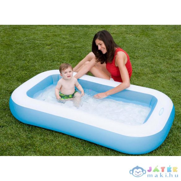 Négyszögletes Medence 166 X 100 X 28 Cm. (Babycare, 57403NP)