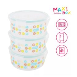 Badabulle ételtároló Maxibox 3x500ml   B004001
