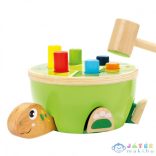 Teknős Alakú Fa Kalapácsjáték (Bino Toys, 82135)