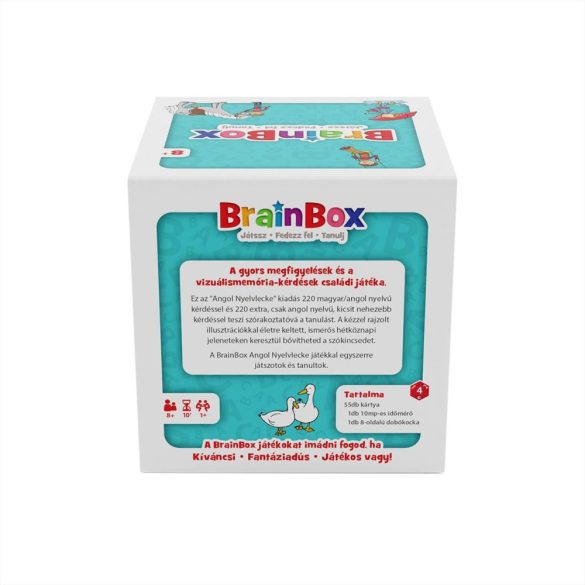 Brainbox Angol Nyelvlecke Társasjáték - Új Kiadás (Kensho, G1-13600)