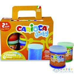   Baby Lemosható Ujjfesték 6Db-os Szett - Carioca (Carioca, KO032)
