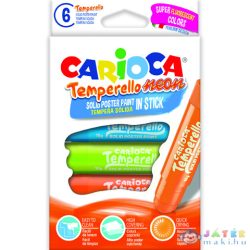 Neon Tempera Stick 6Db-os Szett - Carioca (Carioca, 42675)