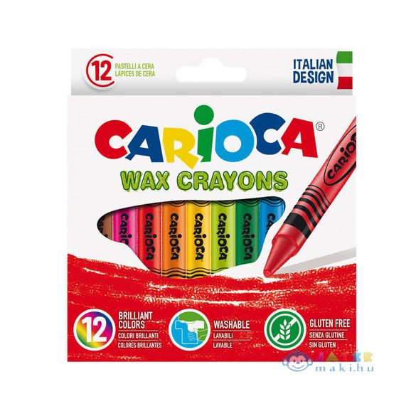 Zsírkréta Készlet 12Db - Carioca (Carioca, 42365)