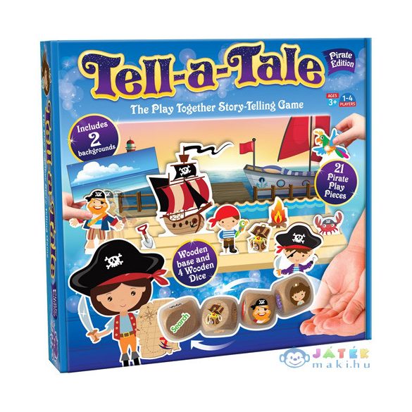 Tell-A-Tale Kalózok Sztorimesélő Játék - Cheatwell Games (Cheatwell Games, CW53004K)