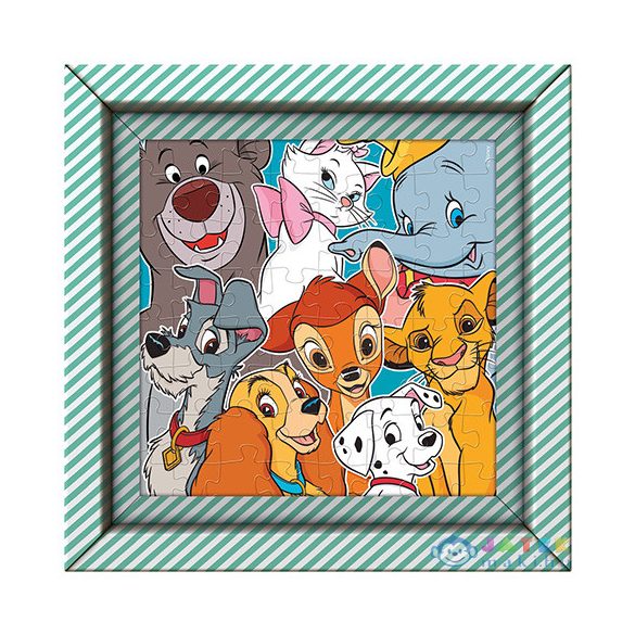 Disney Állatfigurák 60Db-os Puzzle Kerettel - Clementoni (Clementoni, 38804)