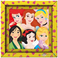   Disney Hercegnők 60Db-os Puzzle Kerettel - Clementoni (Clementoni, 38805)