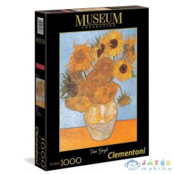   Museum Collection: Vincent Van Gogh - Váza Tizenkét Napraforgóval 1000 Db-os Puzzle - Clementoni (Clementoni, 31438)