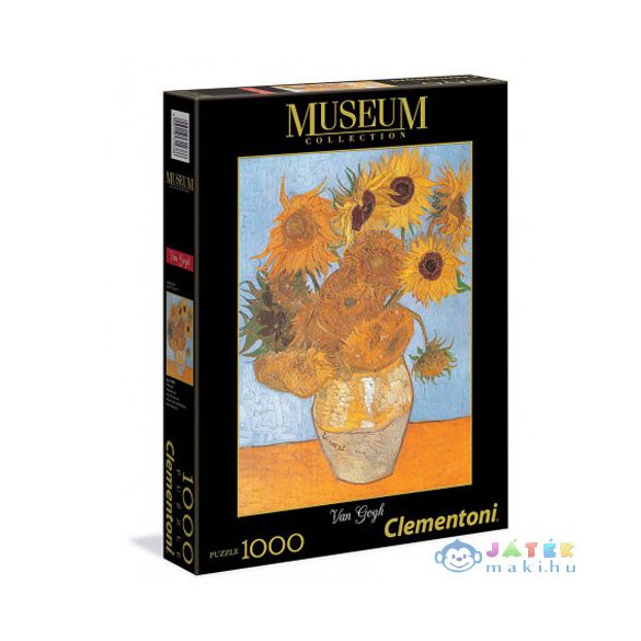 Museum Collection: Vincent Van Gogh - Váza Tizenkét Napraforgóval 1000 Db-os Puzzle - Clementoni (Clementoni, 31438)