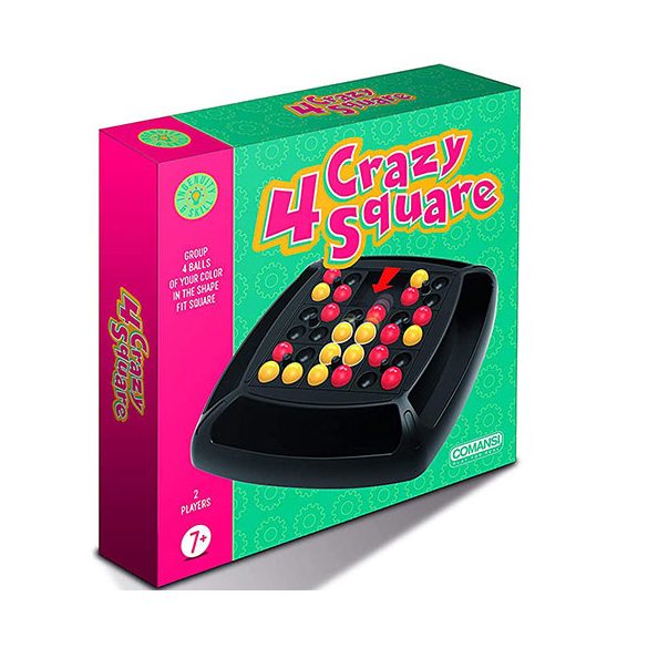 Crazy 4 Square Logikai Társasjáték - Comansi (Comansi, C19060)