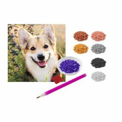 Gyémántszemes Kirakó - Kutya (Craft ID, CR2093_23GE1)