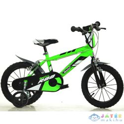   Mountain Bike R88 Zöld-Fekete Kerékpár 14-Es Méretben (Dino Bikes, 414U-R88)