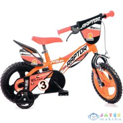   Raptor Narancssárga Kerékpár 12-Es Méretben (Dino Bikes, 612L-RP)