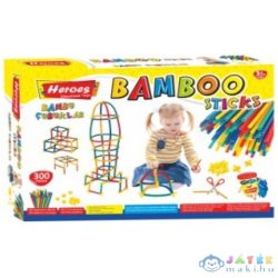   Heroes: Bambusz Pálcák Építőjáték 300Db-os (ER Toys, ERN-800)
