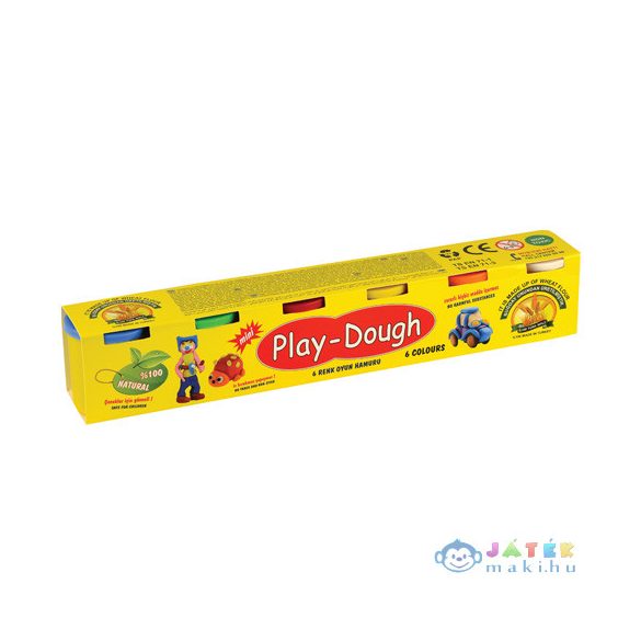 Play-Dough: 6Db-os Mini Gyurmaszett (ER Toys, ERN-009)