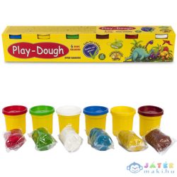 Play-Dough: 6Db-os Nagy Gyurmaszett (ER Toys, ERN-011)