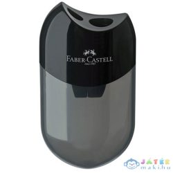   Faber-Castell: Dupla Tartós Műanyag Hegyező Fekete (Faber-Castell, 183500)