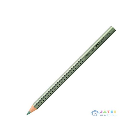 Faber-Castell: Grip 2001 Jumbo Színesceruza Metál Zöld (Faber-Castell, 110985)