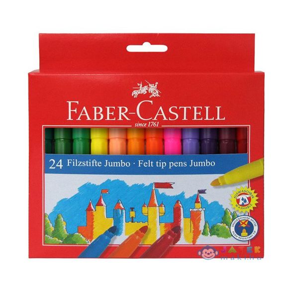 Faber-Castell: Jumbo Filctoll Készlet 24Db-os (Faber-Castell, 554324)