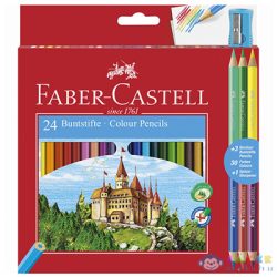   Faber-Castell: Színesceruza Készlet 24+3 Db (Faber-Castell, 110324)