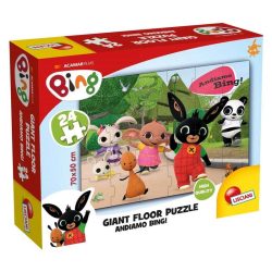   Bing: Andiamo Bing! Padló Puzzle 24 Darabos (Formatex, LIS74709)
