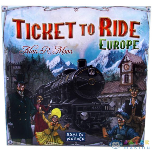 Ticket To Ride Europe - Vasúti Társasjáték (Asmodee, ASM34536)