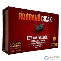 Robbanó Cicák Kártyajáték (Gemklub, ASM34566)