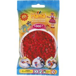  Hama Vasalható Gyöngy - 1000 Db-os Piros Színű Midi (Hama, HAMA 20722)