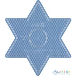   Hama Vasalható Gyöngyhöz Alaplap Midi - Nagy Csillag, Átlátszó (Hama, HAMA 269TR)