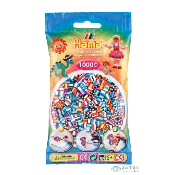 Hama Vasalható Gyöngy - 1000 Db-os Csíkos 1. Midi (HAMA 20790)
