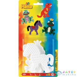   Hama: Vasalható Gyöngy Póni-Béka-Dinó Tábla Szett 3Db-os Midi (Hama, 4561)
