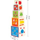 Hape Szórakoztató Piramis (Hape, HP E0413A)