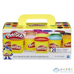   Play-Doh 20 Tégelyes Színes Gyurma Készlet (Hasbro, A7924)
