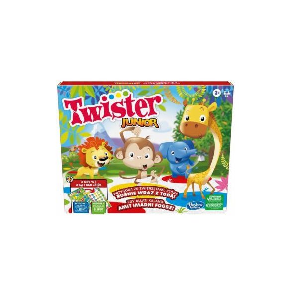 Twister Junior 2 Az 1-Ben Társasjáték (Hasbro, F7478289)