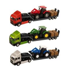   Teamsterz Traktor Szállító Kamion, Több Színben (HTI, TMS1372847)