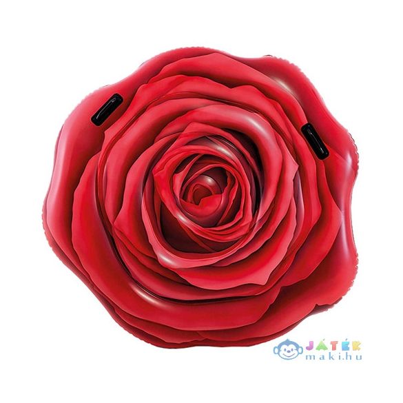 Intex: Vörös Rózsa Felfújható Gumimatrac 137X132Cm (Intex, 58783EU)