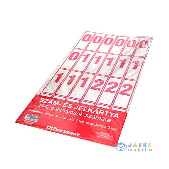 Szám- És Jelkártya Ii-Iv. Osztályosoknak (Iskola, 1020031-014988)