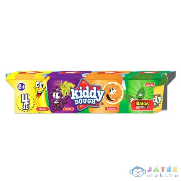 Creative Kids: Kiddy Dough 4 Darabos Illatos Gyurma (Kensho, 76149)