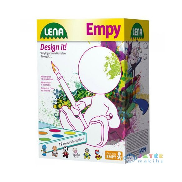 Lena: Empy Golyófejű Kifesthető Ülő Fiú Figura 18Cm (LENA, 42826)