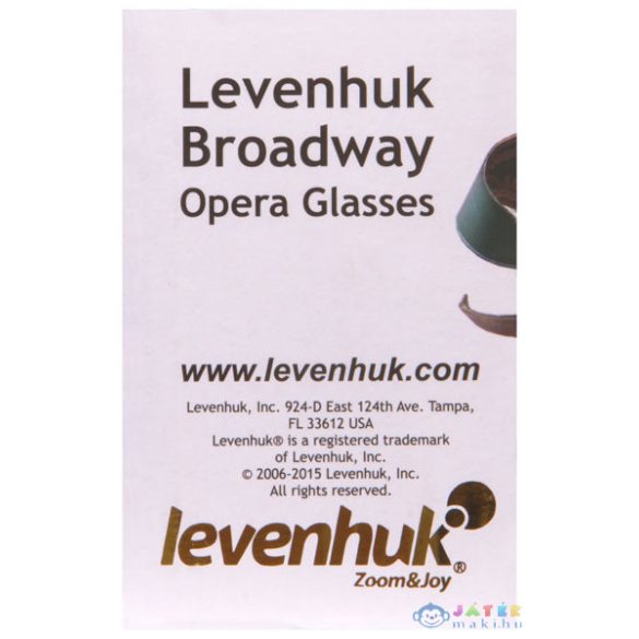 Levenhuk Broadway 325F Színházi Látcső (Fehér, Led-Fénnyel És Lánccal) (Levenhuk , 28817)